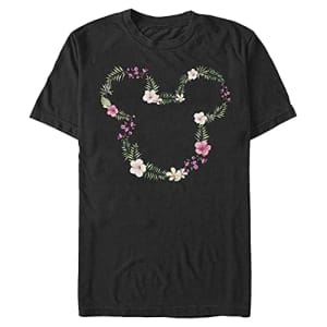 Disney Men's Characters Floral Mickey T-Shirt, Black, X-Large for $10 Disney Men's Characters Floral Mickey T-Shirt, Black, X-Large for $10