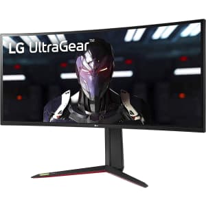 LG UltraGear 34" Ultrawide 1440p 144Hz Nano IPS Curved Gaming Monitor for $503