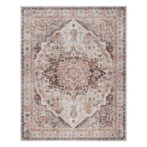 Gertmenian Printed Indoor Boho Area Rug - Non Slip, Ultra Thin, Super Strong, Tufted Rug - Home for $73