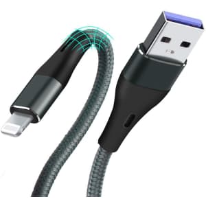 Icseio 10-Foot Lightning Cable 2-Pack for $12