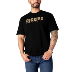 Dickies Men's Big & Tall Short Sleeve Workwear Graphic T-Shirt Black for $17