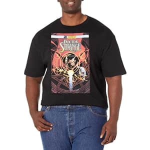 Marvel Big & Tall Classic Defense Doctor Strange DEC18 Men's Tops Short Sleeve Tee Shirt, Black, for $7