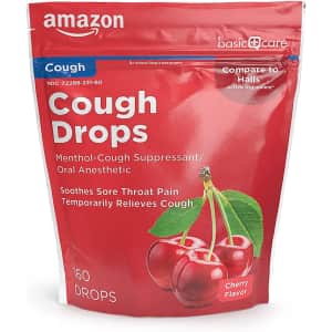 Amazon Basics Care Cherry Cough Drops 160-Pack for $3.60 via Sub & Save