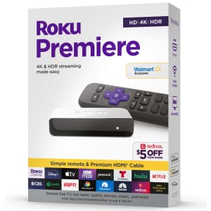 Roku Premier 4K HDR Streaming Player for $16