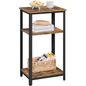 Yaheetech Large 3-Tier End Table with Wooden Shelves for $33 Yaheetech Large 3-Tier End Table with Wooden Shelves for $33