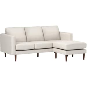 Rivet Revolve Modern Upholstered Sofa w/ Reversible Sectional Chaise for $1,224