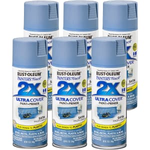 Rust-Oleum Wildflower Blue Ultra Cover 2X Enamel Spray Paint 12-oz. Can 6-Pack for $41