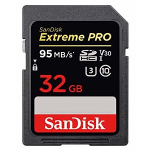 SanDisk 32GB Extreme PRO SD Card (SDHC) UHS-I U3 - 95MB/s for $15 SanDisk 32GB Extreme PRO SD Card (SDHC) UHS-I U3 - 95MB/s for $15