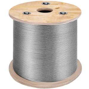 3/16" x 500-Foot Stainless Steel Cable for $41