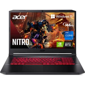 Acer Nitro 5 11th-Gen. i7 17.3" 144Hz Laptop w/ NVIDIA GeForce RTX 3050Ti for $2,024