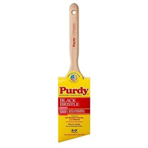 3" Purdy 144116030 Extra Oregon Angled Sash Paint Brush, Black China Bristle Pack of 1 for $25