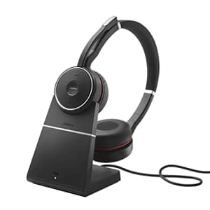 Jabra Evolve 75 SE Stereo Wireless Headset - Bluetooth Headset with Noise-Cancelling Mic, Active for $224 Jabra Evolve 75 SE Stereo Wireless Headset - Bluetooth Headset with Noise-Cancelling Mic, Active for $224
