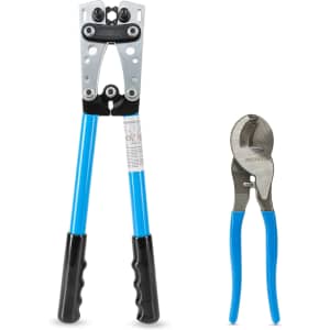 Neiko Lug Crimping Plier and Cable Cutter Set for $24