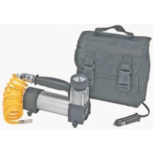 Central Pneumatic 12 Volt, 100 PSI High Volume Air Compressor for $32