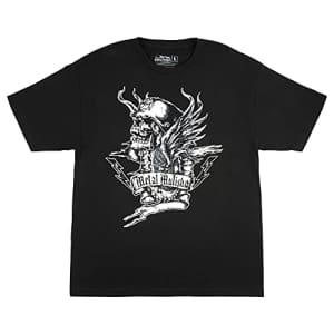 Metal Mulisha Men's Flywheel T-Shirt, Black, Medium for $18