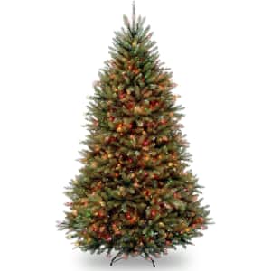 National Tree Company 6.5-Foot Dunhill Fir Artificial Christmas Tree with Multicolor Lights for $164 National Tree Company 6.5-Foot Dunhill Fir Artificial Christmas Tree with Multicolor Lights for $164