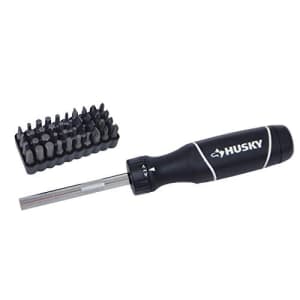 Husky Ratcheting Screwdriver Set (40-Piece) for $22 Husky Ratcheting Screwdriver Set (40-Piece) for $22