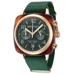 Briston Men's Clubmaster Chronograph Watch. Use coupon code "CPBRIS15" for a low by $12.