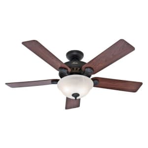 Hunter Fan Company, 53250, 52 inch Pro's Best New Bronze Ceiling Fan with LED Light Kit and Pull for $180