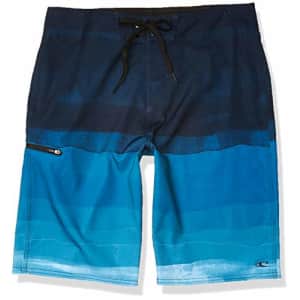 O'Neill O'NEILL Men's 20 Inch Outseam Ultrasuede Swim Boardshort, Dark Navy/Brisbane, 30 for $22