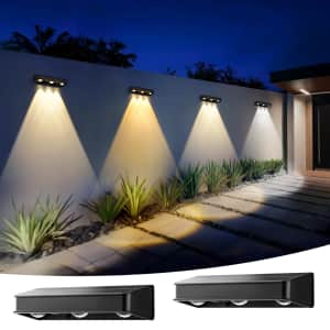 Auderwin Solar Fence Light 2-Pack for $16 w/ Prime Auderwin Solar Fence Light 2-Pack for $16 w/ Prime