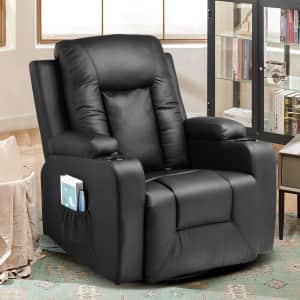 Comhoma Recliner Chair w/ Heat and Massage for $178