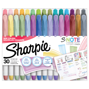 Sharpie S-Note Creative Markers 30-Pack for $24