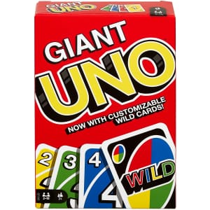 UNO Giant Edition Card Game: $12.49 UNO Giant Edition Card Game: $12.49