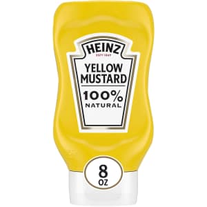 Heinz Yellow Mustard 8-oz. Bottle for $1.08 w/ Sub & Save