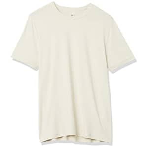 Amazon Aware Men's Slim-Fit Short-Sleeve Active T-Shirt, Beige, Large for $11
