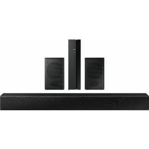 Samsung 4-Ch Sound Bar with Surround Sound Expansion for $120 Samsung 4-Ch Sound Bar with Surround Sound Expansion for $120