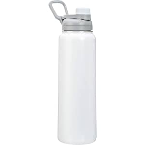 Amazon Basics 30-oz. Stainless Steel Insulated Water Bottle for $9