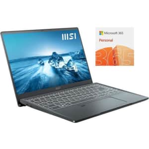 MSI Laptop Prestige 14Evo 12th-Gen. i5 14" Laptop for $449