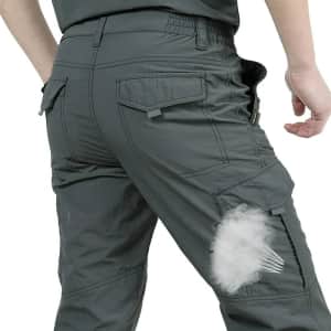 Men's Tactical Cargo Pants for $9