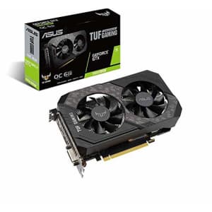 ASUS TUF Gaming GeForce GTX 1660 Super Overclocked 6GB Edition HDMI DP DVI Gaming Graphics Card for $250