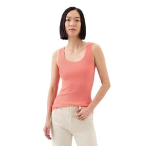 GAP womens Ribbed Tank Top Cupid Pink XS for $7