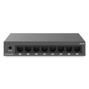EnGenius 8-Port Gigabit Unmanaged Switch (ES108) | 5X GE ports high-speed connections | Plug and for $16 EnGenius 8-Port Gigabit Unmanaged Switch (ES108) | 5X GE ports high-speed connections | Plug and for $16