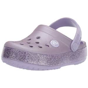 Crocs Kid's Glitter Clog, Lavender, 13 M US Little Kid for $51