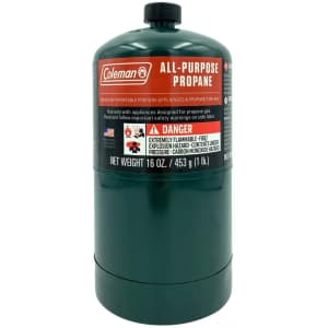 Coleman 16-oz. Propane Tank for $4 Coleman 16-oz. Propane Tank for $4