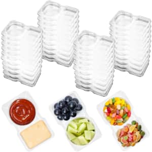 Reusable Snack Container w/ Lid 20-Pack for $7 Reusable Snack Container w/ Lid 20-Pack for $7
