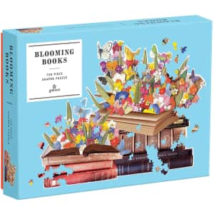 Galison 750-Piece Blooming Books Jigsaw Puzzle for $19
