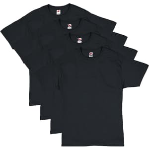 Hanes Essentials Men's T-Shirt 4-Pack for $15