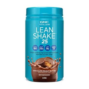 GNC Total Lean | Lean Shake 25 Protein Powder | High-Protein Meal Replacement Shake | Chocolate for $40