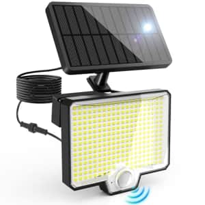 LED Solar Motion Sensor Outdoor Light for $10