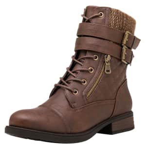 Globalwin Women's Combat Boots for $15 Globalwin Women's Combat Boots for $15