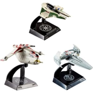 Hot Wheels Star Wars Starship Models 3-Pack for $29