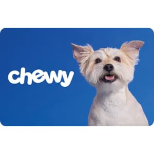 $30 Chewy eGift Card: Free w/ $100 purchase