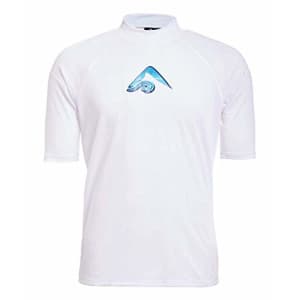 Kanu Surf Men's Mercury UPF 50+ Short Sleeve Sun Protective Rashguard Swim Shirt, Apollo White, for $23 Kanu Surf Men's Mercury UPF 50+ Short Sleeve Sun Protective Rashguard Swim Shirt, Apollo White, for $23