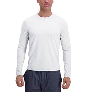 Haggar Men's Comfort Tee Shirt Long Short Sleeve Styles, Bright White, Large for $16 Haggar Men's Comfort Tee Shirt Long Short Sleeve Styles, Bright White, Large for $16