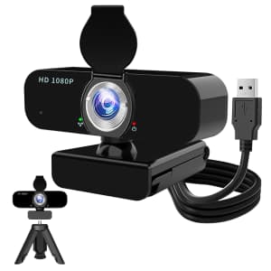 1080p Webcam with Mic and Tripod for $15 1080p Webcam with Mic and Tripod for $15